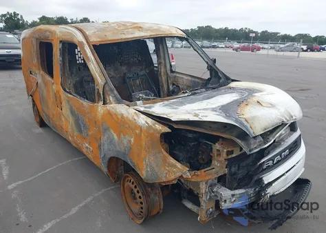 2021 Ram Promaster City Tradesman Slt z USA, uszkodzony, nr VIN ZFBHRFBB4M6U61556